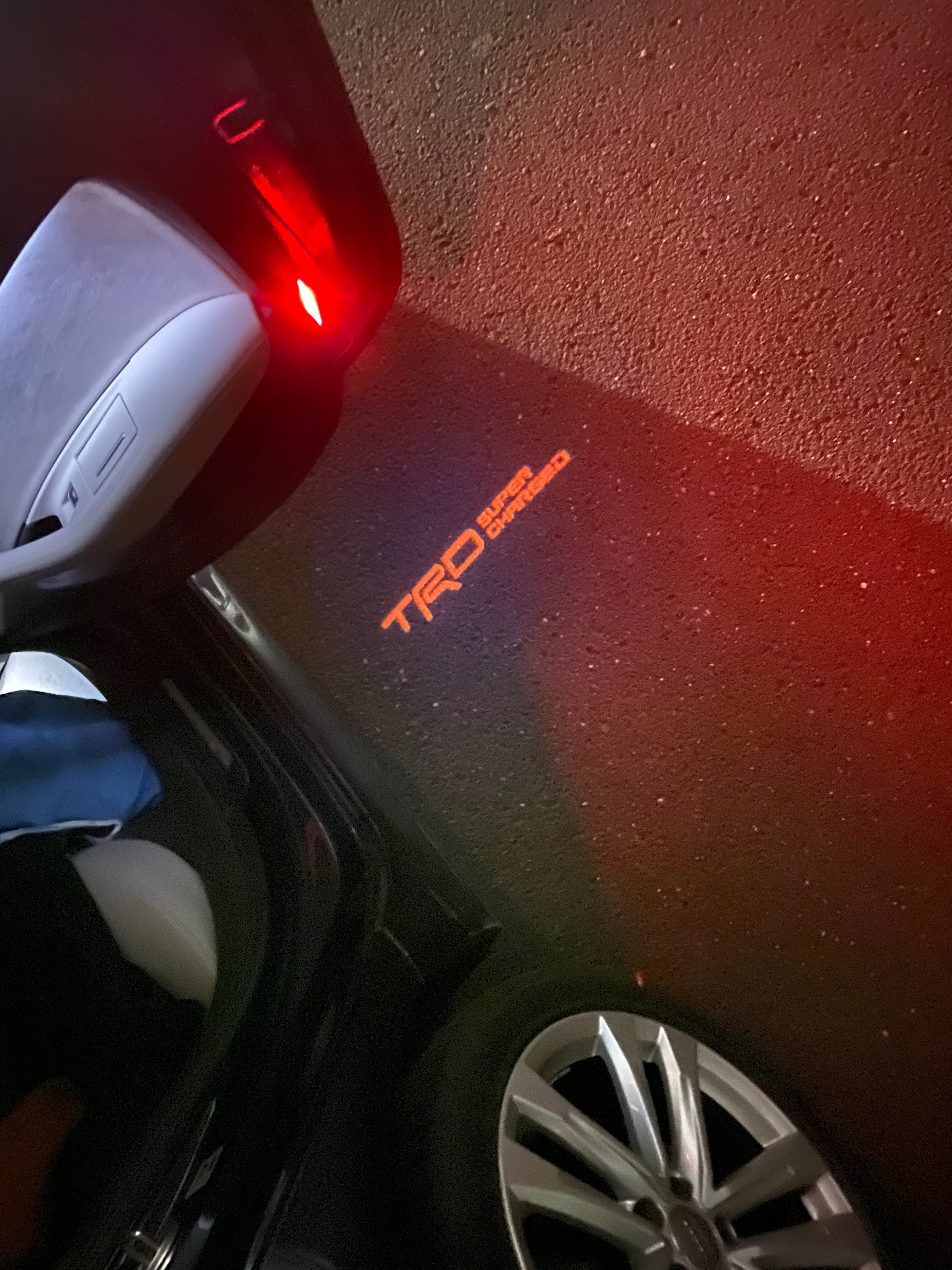 TRD LOGO PROJECROTR LIGHTS Nr.03 (quantity 1 = 1 sets/2 door lights)