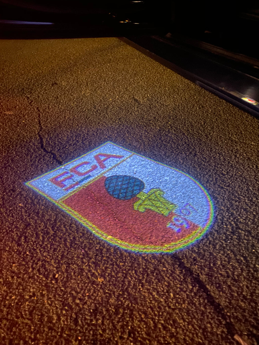 Logo du Club de football 258 (qty. 1 = 2 logo film / 2 lumières)