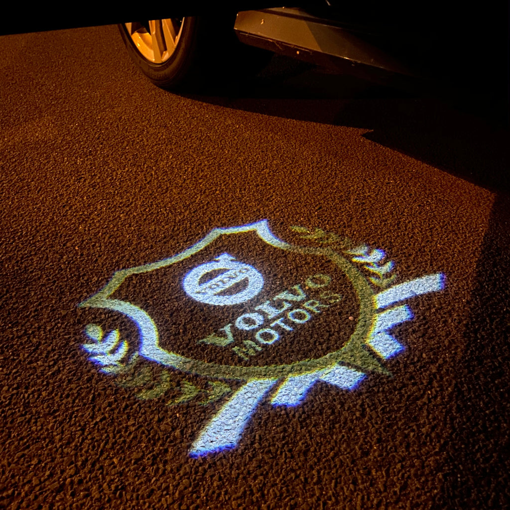 Volvo Original logo PROJECROTR LIGHTS Nr.99 (quantity  1 =  2 Logo Film /  2 door lights)