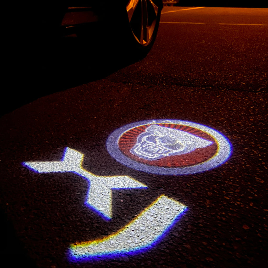 JAGUAR LOGO PROJECROTR LIGHTS Nr.100 (Menge 1 = 1 Sets/2 Türleuchten)