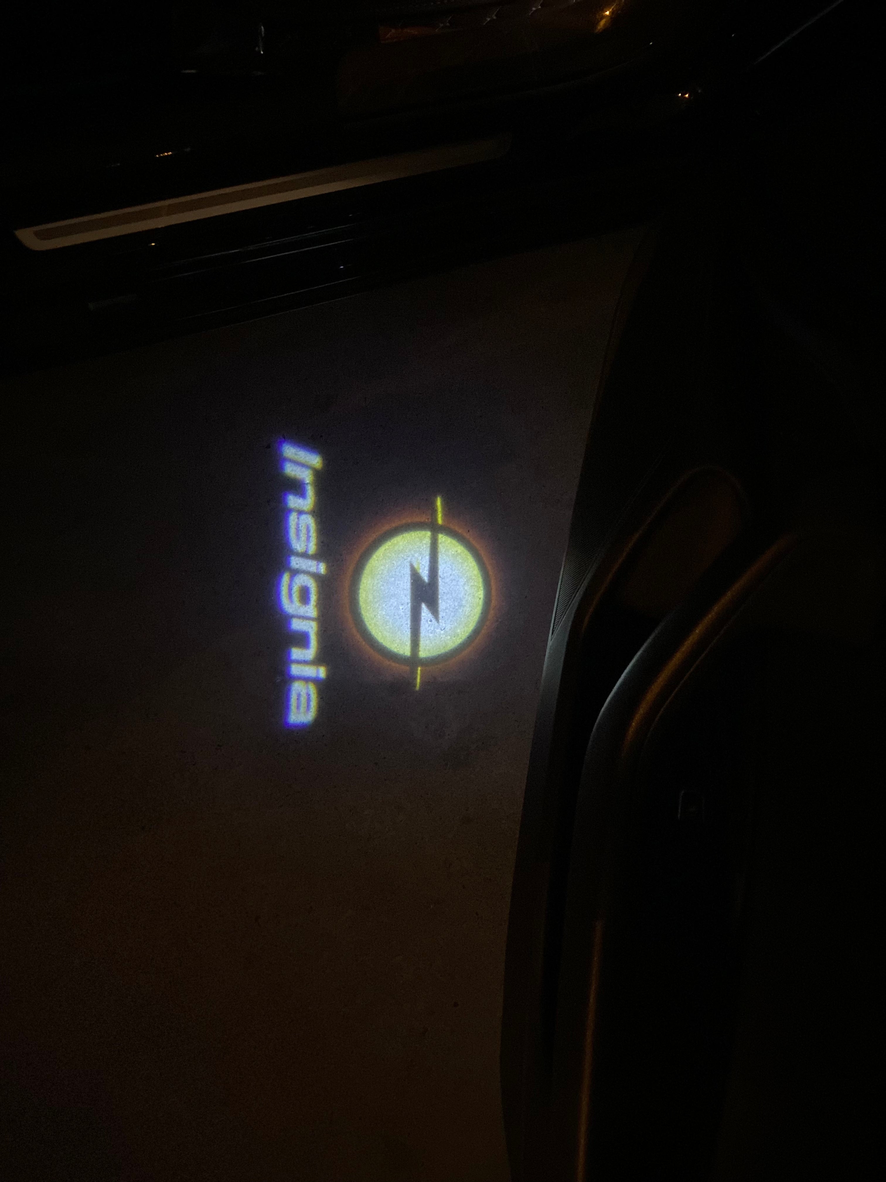 Opel Insignia Original  LOGO PROJECROTR LIGHTS Nr.1431 (quantity 1 = 1 sets/2 door lights)