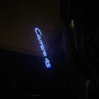 PORSCHE Carrera  LOGO PROJECTOT LIGHTS Nr.8080 (quantity  1 =  2 Logo Film /  2 door lights)