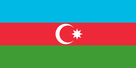 Azərbaycan   National Flag  logo (quantity 1 = 1 sets / 2 logo film /  Can replace of lights  other logos )