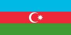 Aserbaidschan Azoren-rbaycan National Flag Logo (Menge 1 = 1 Sätze/2 Logofilm/Kann anstelle von Lichtern andere Logos ersetzen)