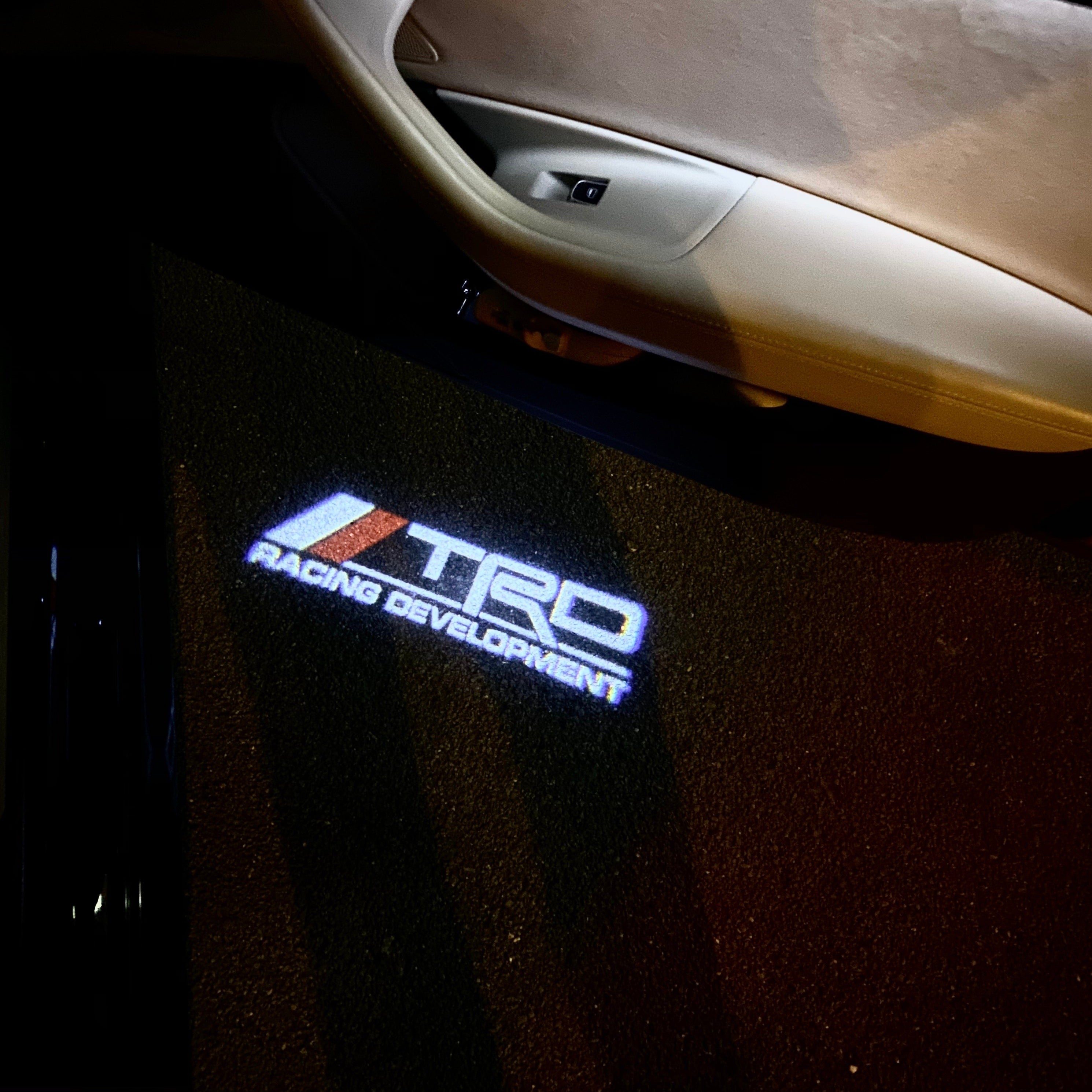 TRD Logo  Nr.236  (quantity 1 = 2 Logo Films /2 door lights）