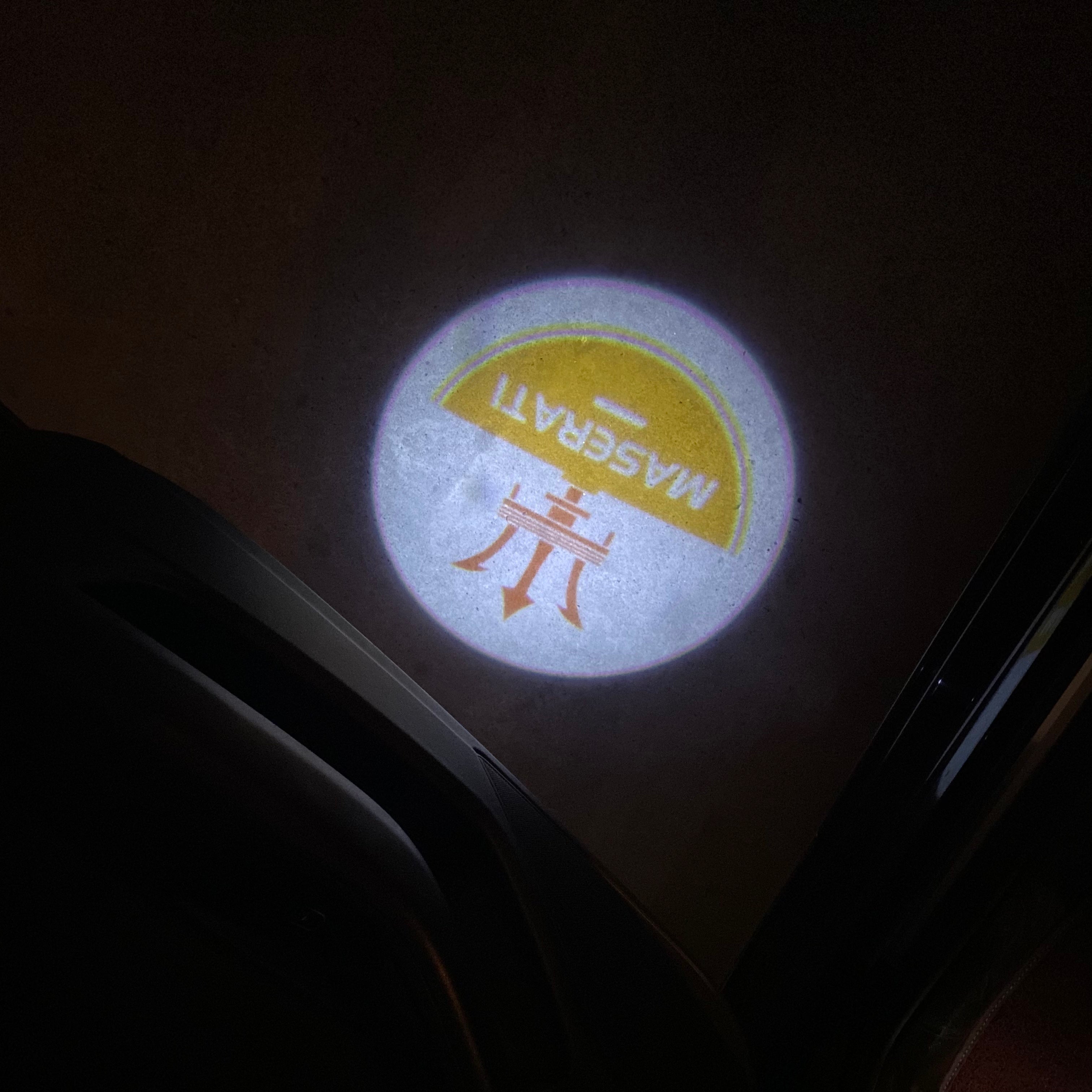 Maserati Original LOGO PROJECROTR LIGHTS Nr.31 (quantity 1 = 1 sets/2 door lights)