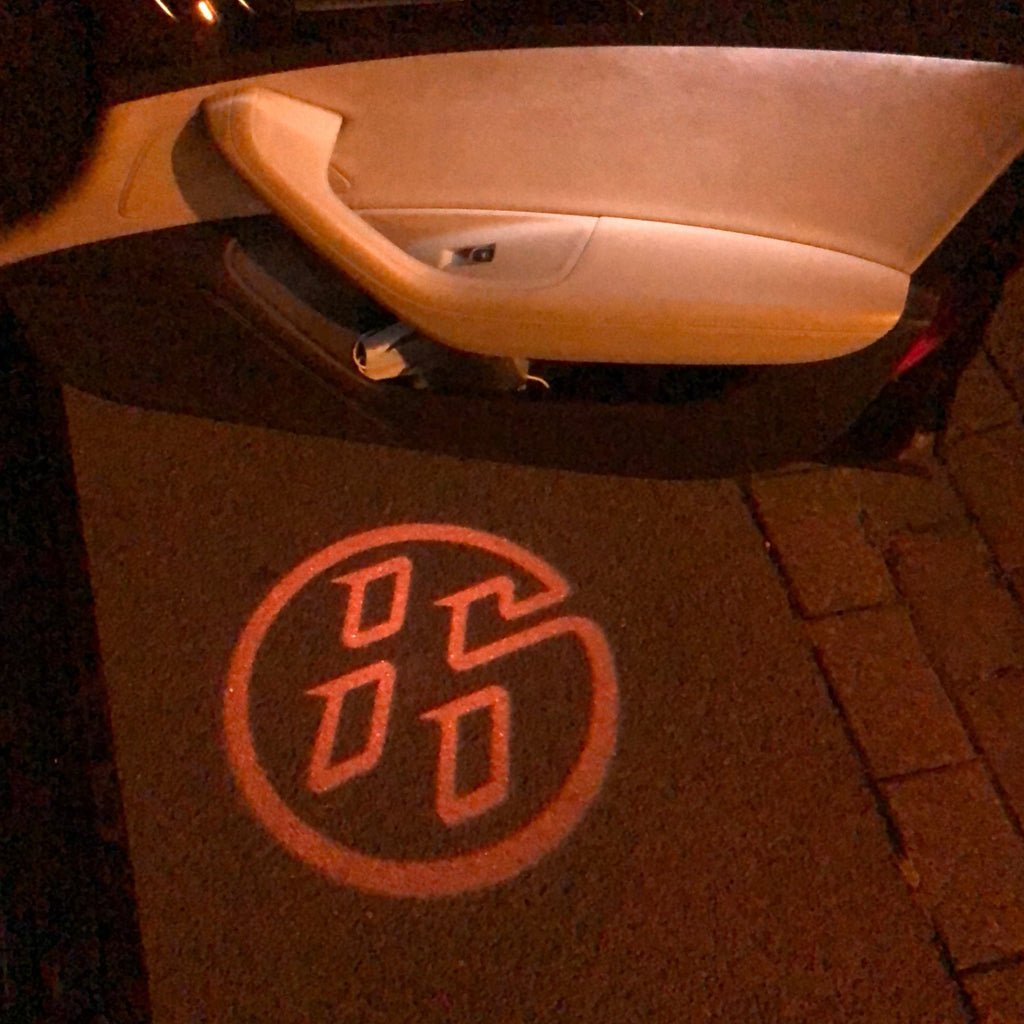 TOYOTA  GT86 LOGO PROJECROTR LIGHTS Nr.04  (quantity 1 = 2 Logo Films /2 door lights）