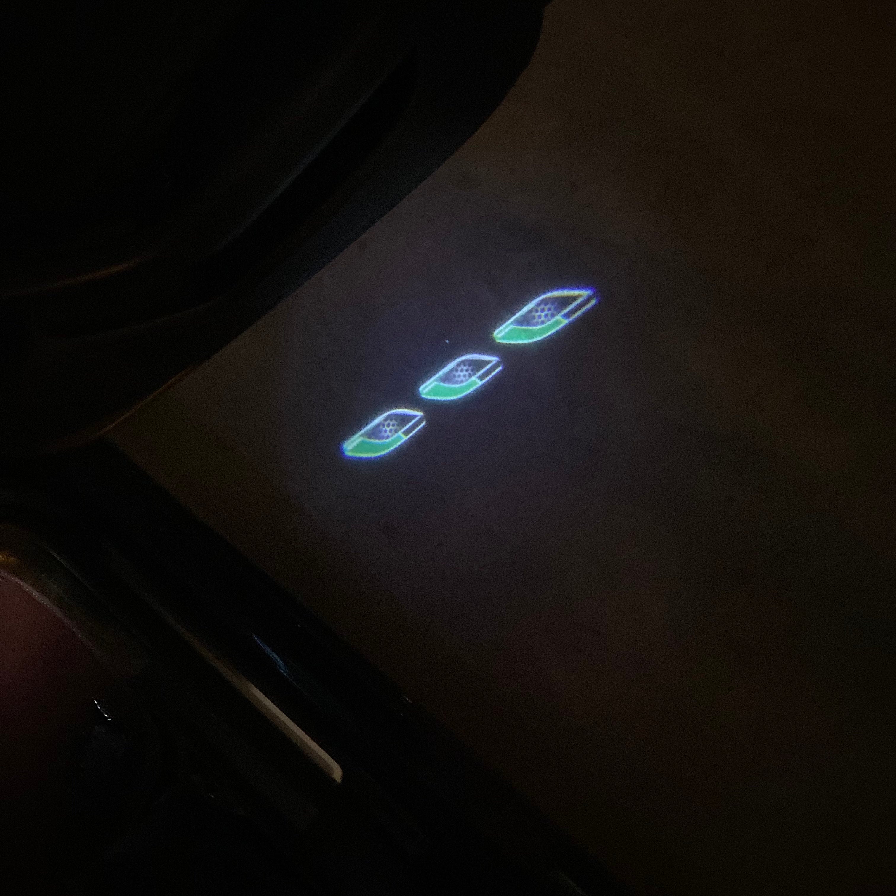 Maserati Original LOGO PROJECROTR LIGHTS Nr.37 (quantity 1 = 1 sets/2 door lights)