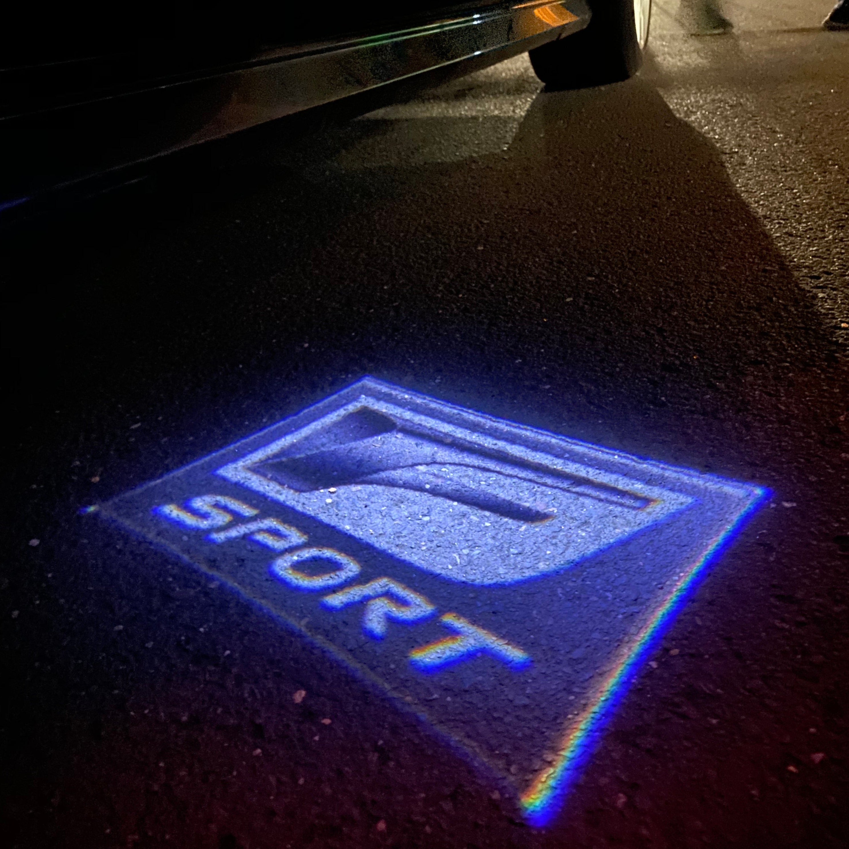 LEXUS  RCF  LOGO PROJECROTR LIGHTS Nr.02 (quantity 1 = 1 sets/2 door lights)