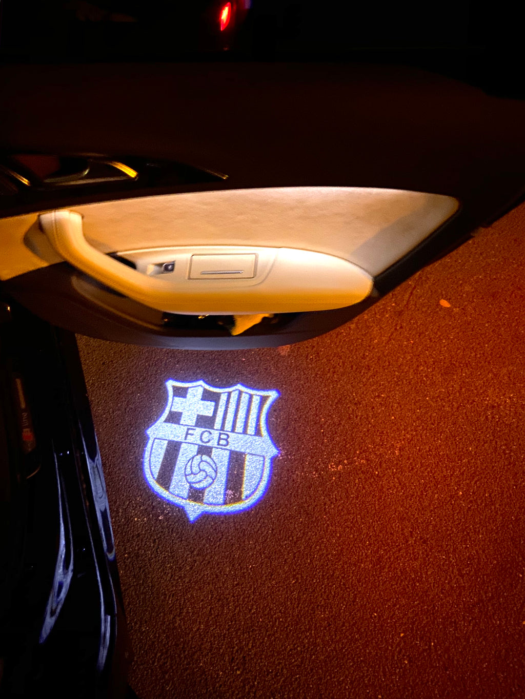 Fußball CLUB Logo Nr.258 (Menge 1 = 2 Logofilme /2 Türleuchten)