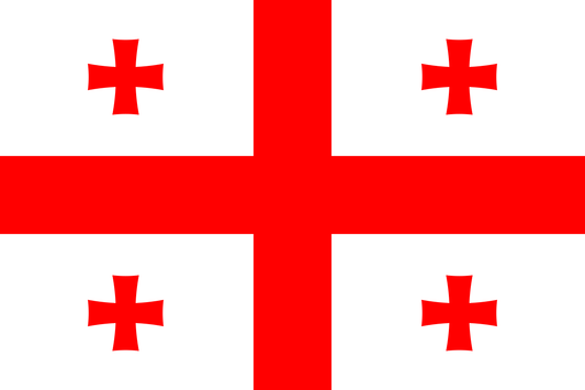 Georgia საქართველო  National Flag  logo (quantity 1 = 1 sets / 2 logo film /  Can replace of lights  other logos )