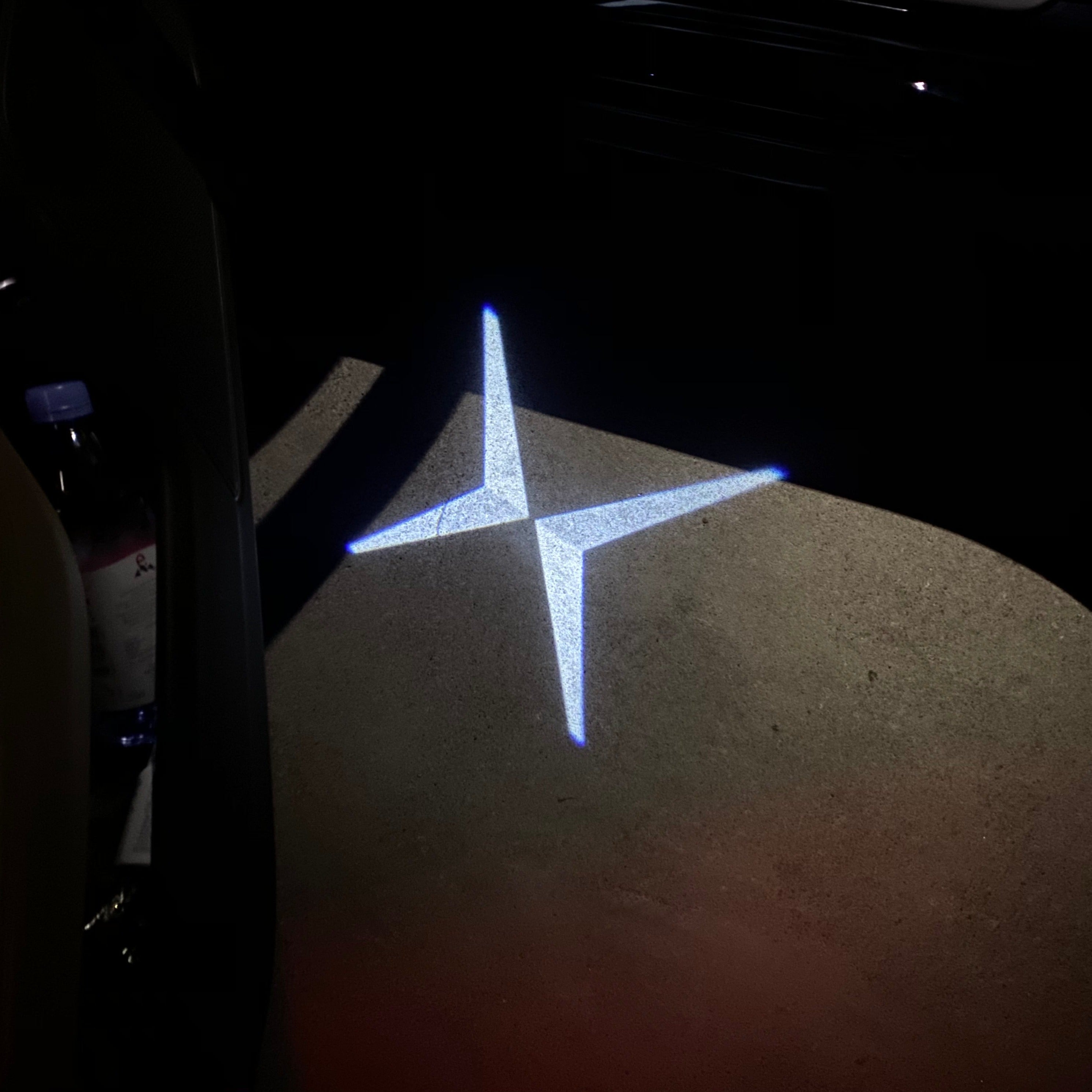 POLESTAR  LOGO PROJECROTR LIGHTS Nr.70 (quantity  1 =  2 Logo Film /  2 door lights)