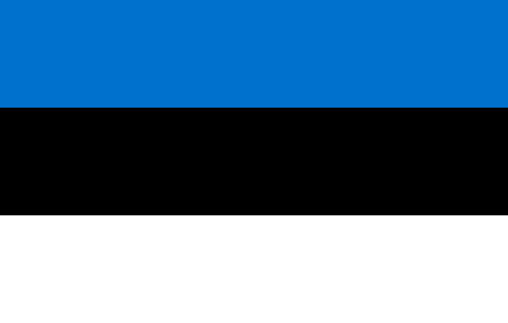 Estland Eesti Vabariik Nationalflagge Logo (Menge 1 = 1 Sätze / 2 Logo Film / kann von Lichtern andere Logos ersetzen)