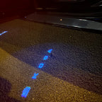 SKODA ORIGINAL LOGO PROJECTOT LIGHTS Nr.19  (quantity 1 = 2 Logo Films /2 door lights）