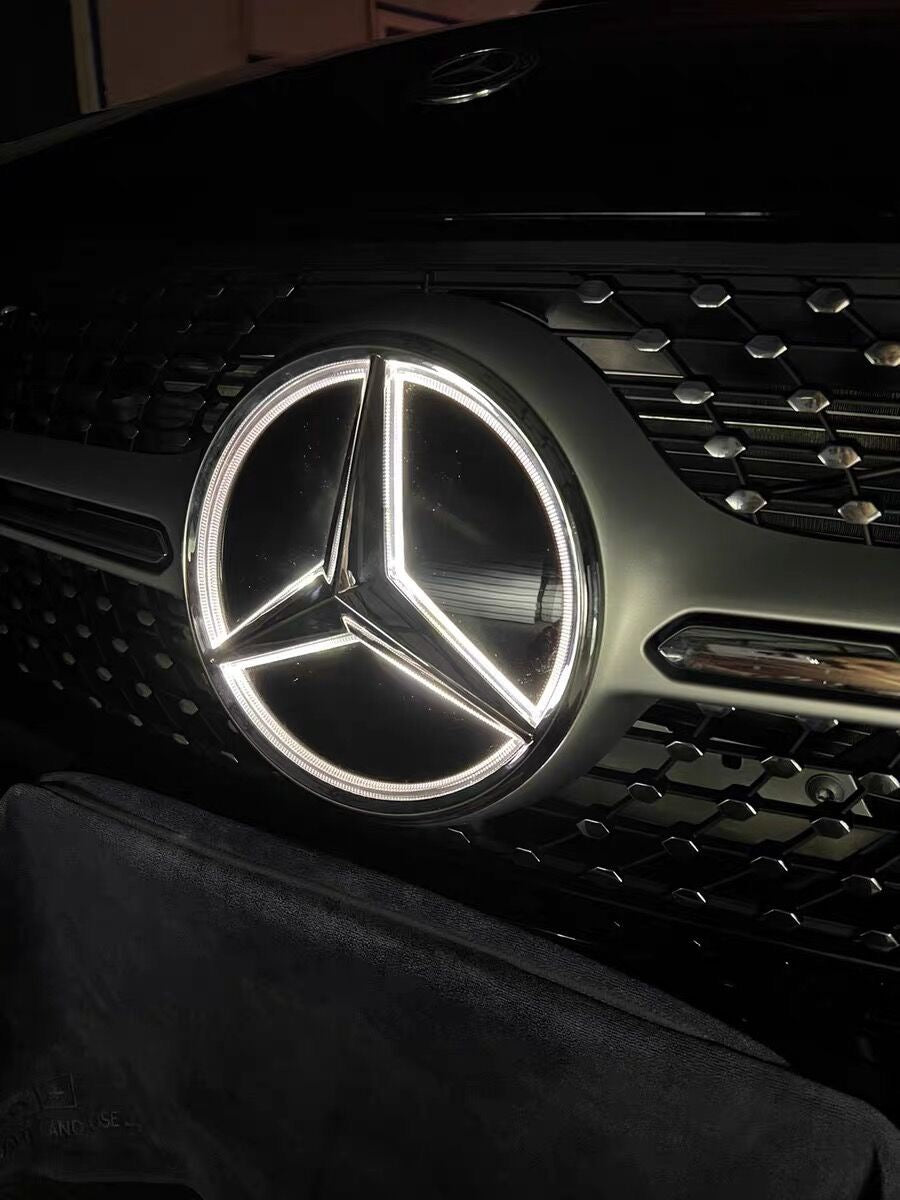 MERCEDES BENZ  Front Grill Logo LED with dznamic indicator 02