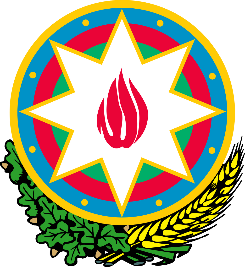 Azerbaijan Azərbaycan  National Flag  logo door lights (quantity 1 = 1 sets / 2 logo film /  Can replace of lights  other logos )