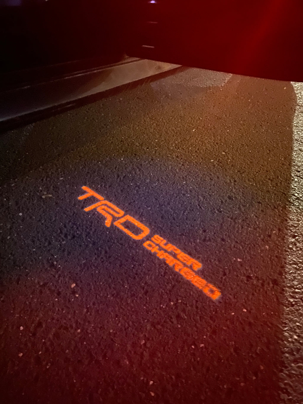 TRD LOGO PROJECROTR LIGHTS Nr.03 (quantity 1 = 1 sets/2 door lights)