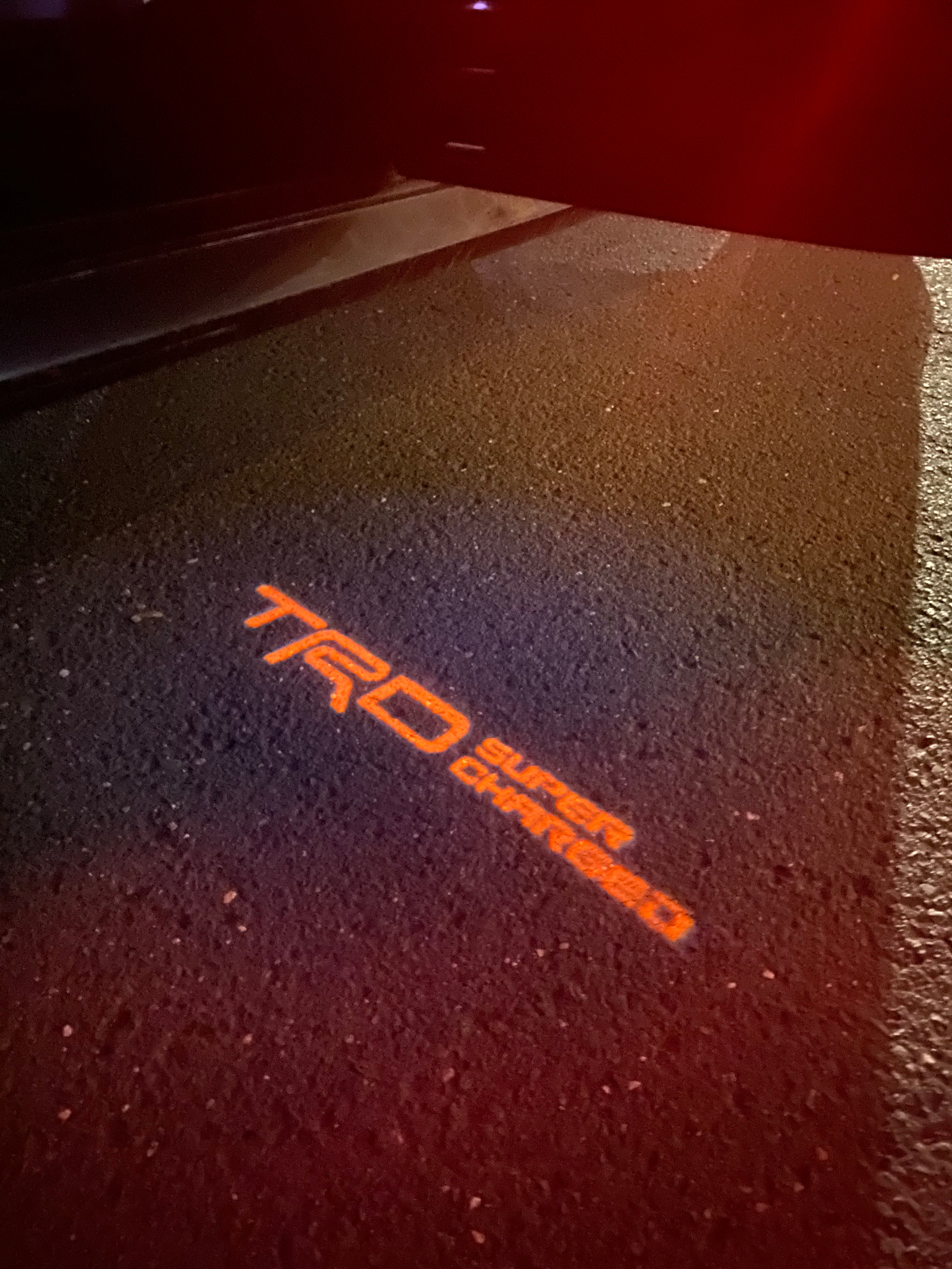 TRD LOGO PROJECROTR LIGHTS Nr.03 (quantity 1 = 1 sets/2 door lights)