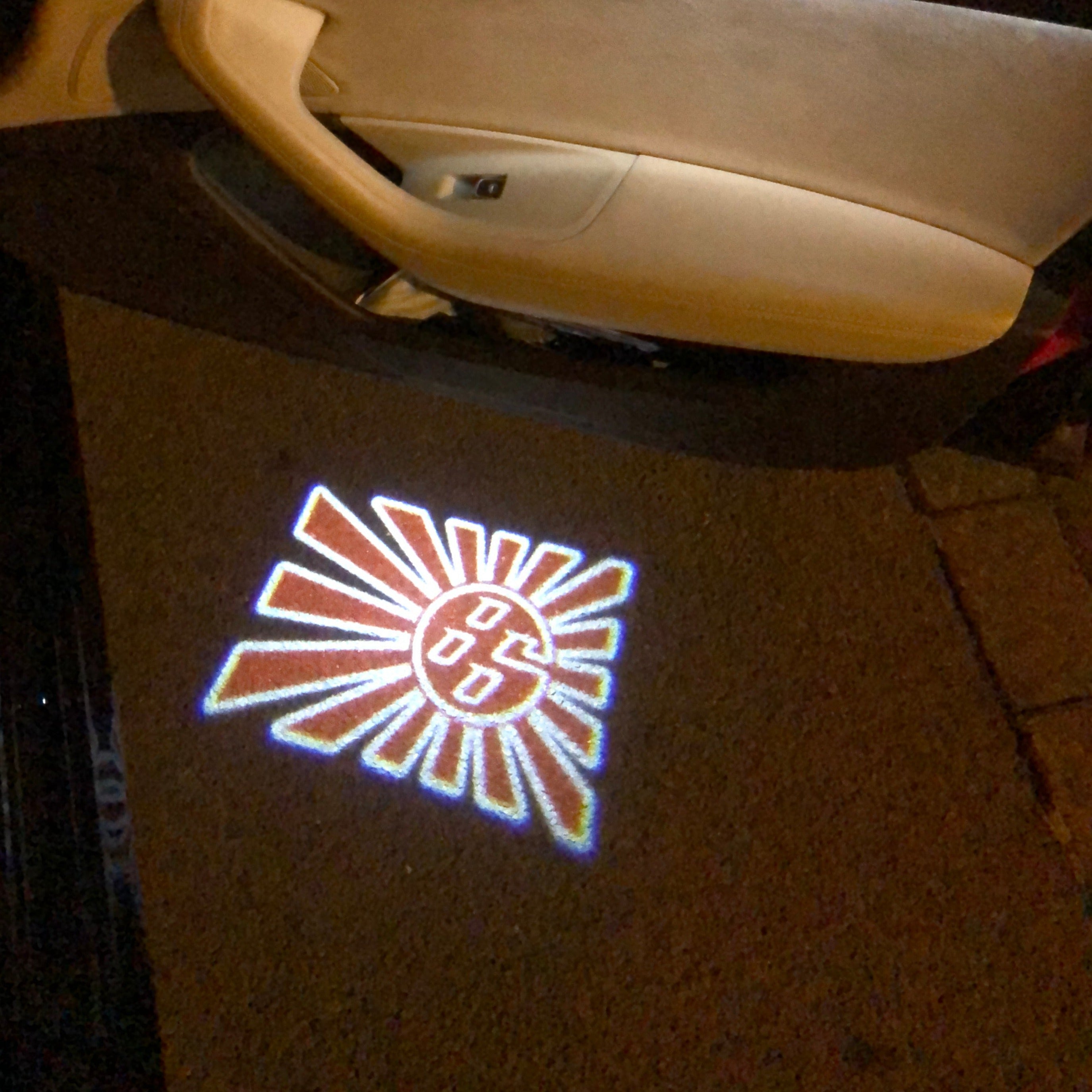 TOYOTA  GT86 LOGO PROJECROTR LIGHTS Nr.05 Logo ( quantity 1 = 1 sets/2 door lights)