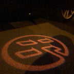 TOYOTA  GT86 LOGO PROJECROTR LIGHTS Nr.04  (quantity 1 = 2 Logo Films /2 door lights）