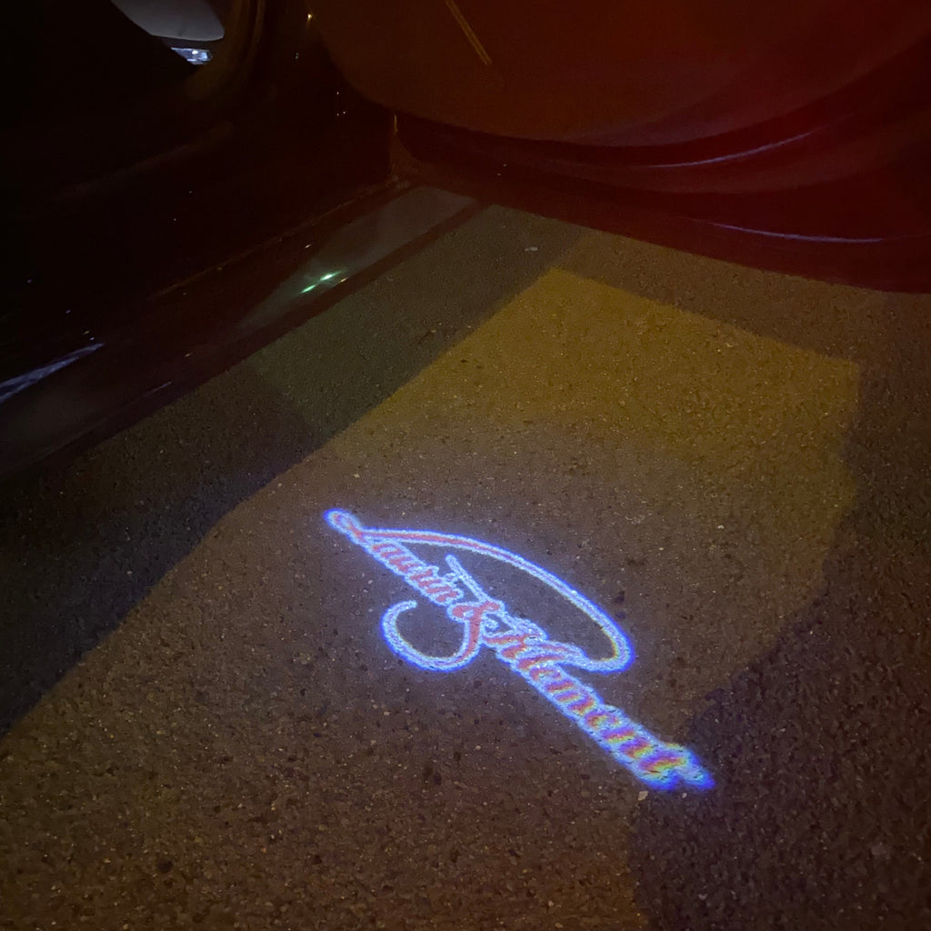 SKODA Laurin&klement LOGO PROJECTOT LIGHTS Nr.19 (Menge 1 = 2 Logofolien /2 Türleuchten)