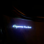 PORSCHE  Cayenne TURBO LOGO PROJECTOT LIGHTS Nr.39 (quantity  1 =  2 Logo Film /  2 door lights)