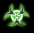 Logotipo del mal residente Nr.08