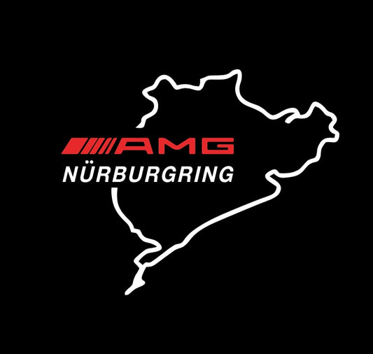 MERCEDES BENZ AMG NÜRBURGRING LOGO PROJECTOT LIGHTS Nr.01 (quantity 1 = 1 sets/2 door lights)