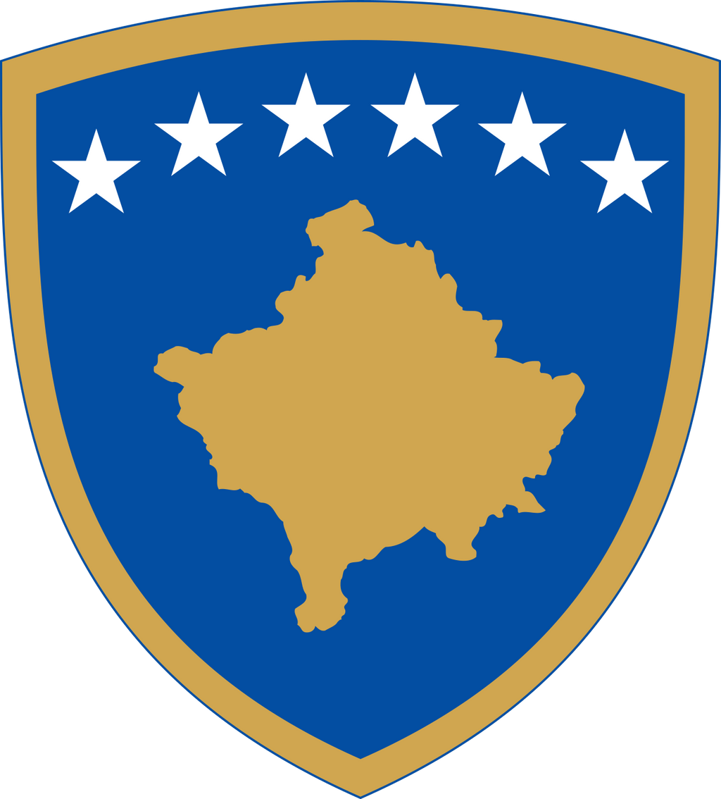 Republika Kosovo Republika e Kosovës Република Косово Logo bandiera nazionale (quantità 1 = 1 set / 2 pellicola logo / Può sostituire di luci altri loghi)