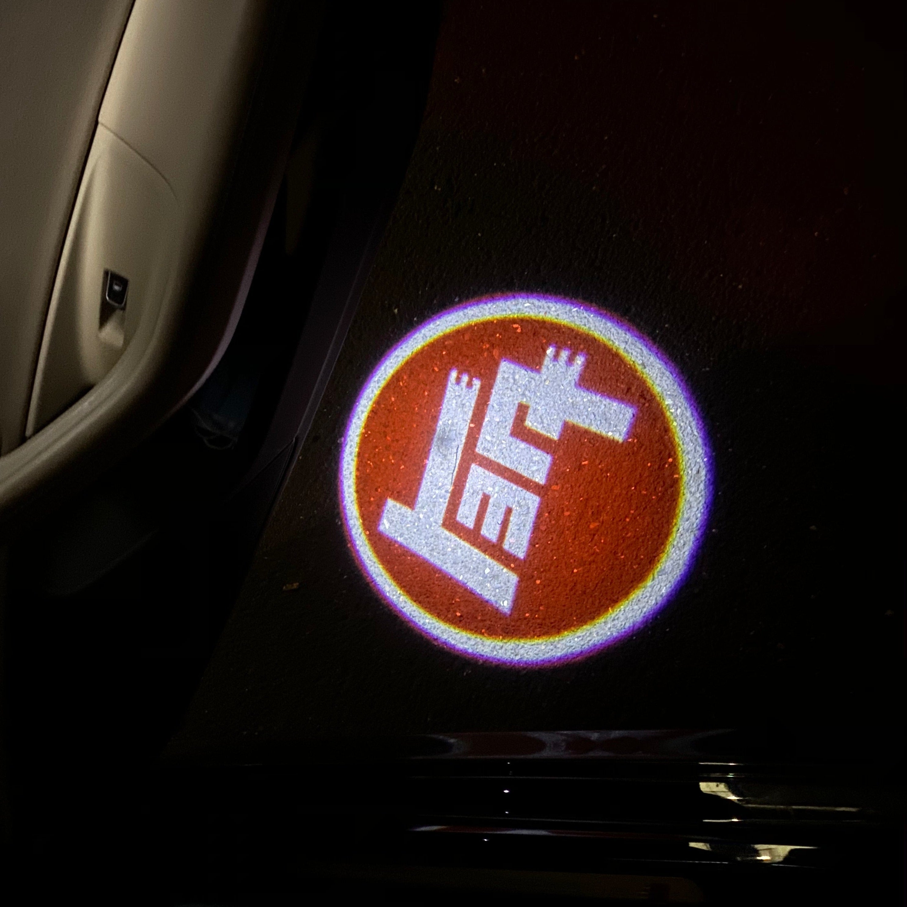 JDM LOGO PROJECTOT LIGHTS Nr.09 (quantity 1 = 1 sets/2 door lights)