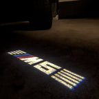 BMW M5 LOGO PROJECTOT LIGHTS Nr.23 (Menge 1 = 1 Sets/2 Türleuchten)