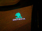 SKODA LOGO PROJECTOT LIGHTS Nr.78 (Menge 1 = 2 Logo Film / 2 Türleuchten)