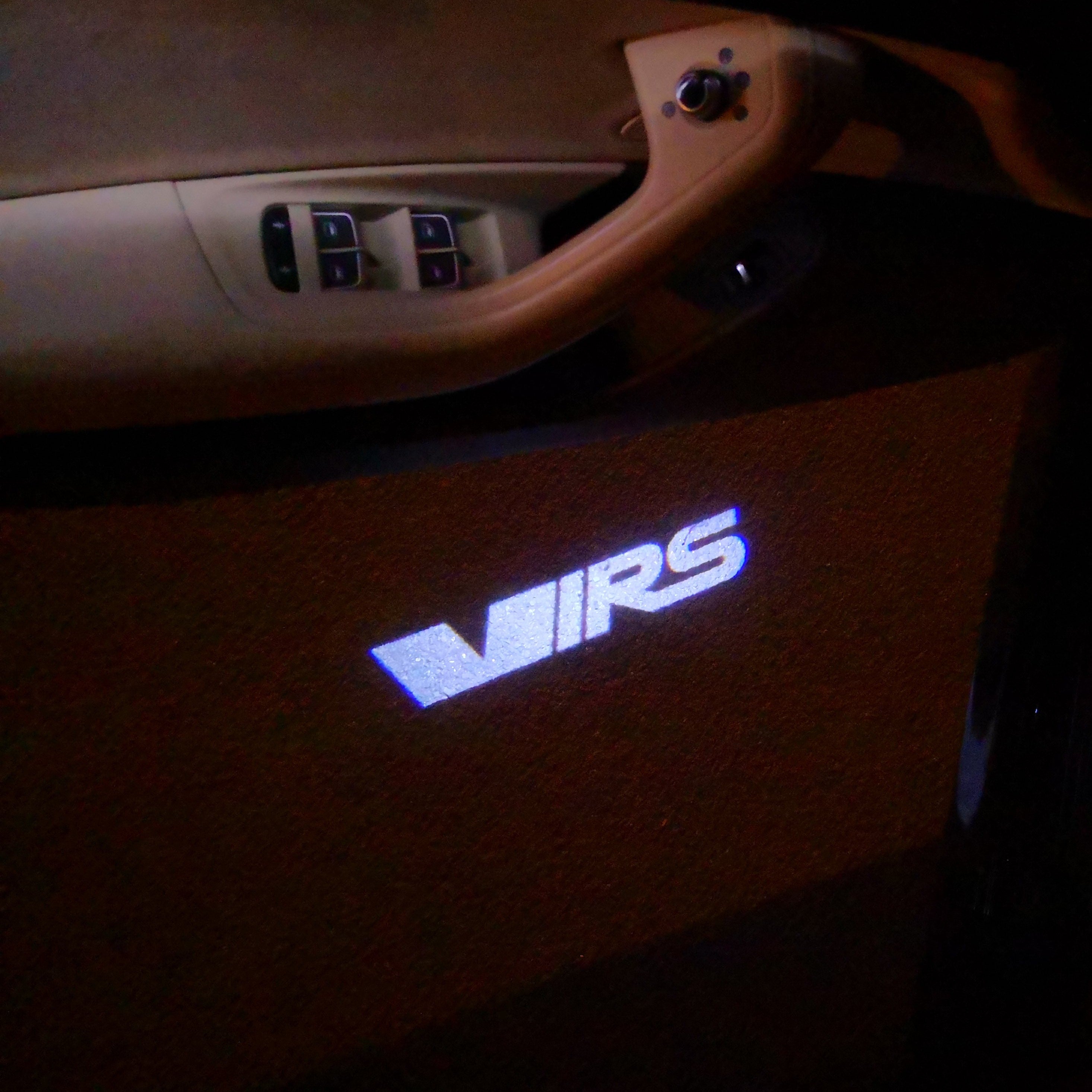 SKODA VRS LOGO LIGHTS Nr.23(quantity  1 =  2 Logo Film /  2 door lights)