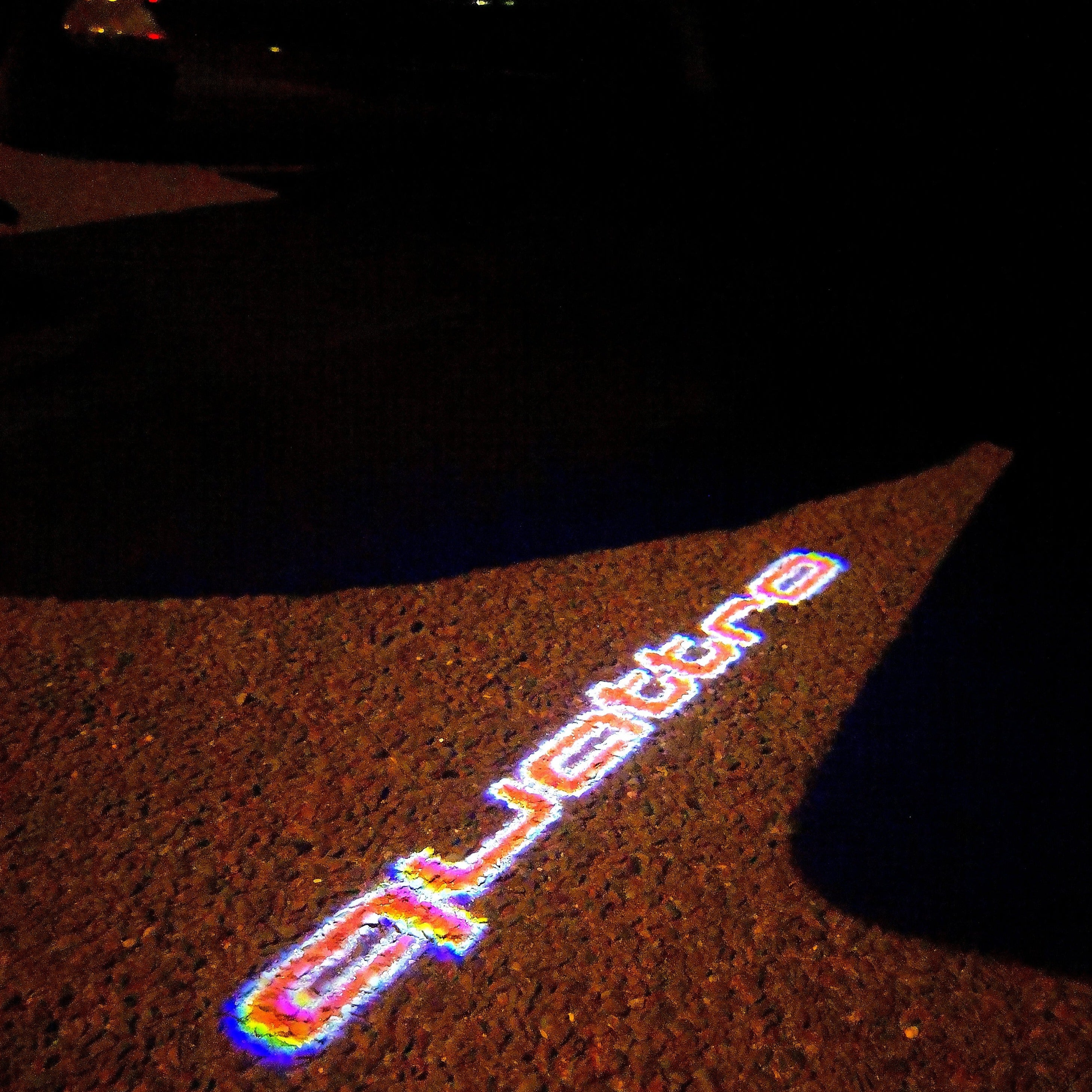 AUDI QUATTRO LOGO PROJECTOT LIGHTS Nr.95   (quantity 1 = 2 Logo Films /2 door lights）