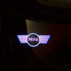 MINI ORIGINAL LOGO PROJECROTR LIGHTS Nr.22 (quantity  1 =  2 Logo Film /  2 door lights)