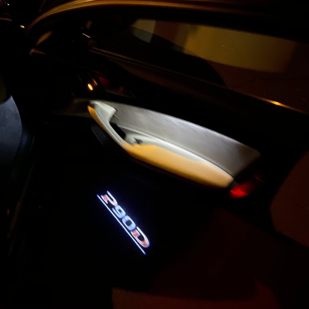 Tesla P90D LOGO Nr.1527(quantity 1 = 1 sets/2 door lights)