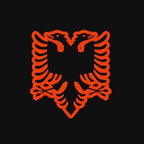 Albania   National Flag  logo (quantity 1 = 1 sets / 2 logo   Can replace of lights  other logos )