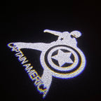 Captian America Logo Nr.248 (quantité 1 = 2 Logo Films /2 feux de porte)