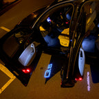 AUDI Q5 LOGO PROJECTOT LIGHTS Nr.101  (quantity 1 = 2 Logo Films /2 door lights）