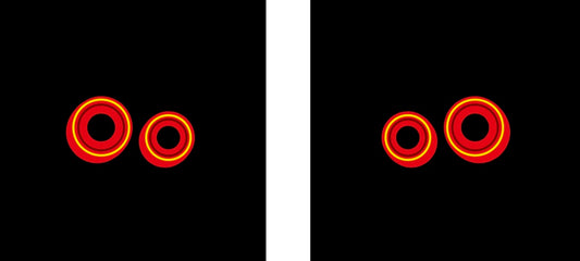 GTR-R35   LOGO PROJECTOT LIGHTS Nr.09  (quantity 1 = 2 Logo Films /2 door lights）
