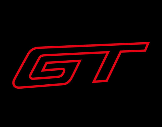 TOYOTA  GT LOGO PROJECROTR LIGHTS Nr.19  (quantity 1 = 2 Logo Films /2 door lights）