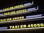 Coopération avec la compagnie de taxi, LED Moving Scuff Plaques et feux de portes pour les mercedes benz E KLASSES