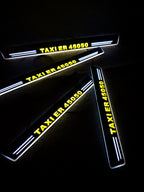 Coopération avec la compagnie de taxi, LED Moving Scuff Plaques et feux de portes pour les mercedes benz E KLASSES