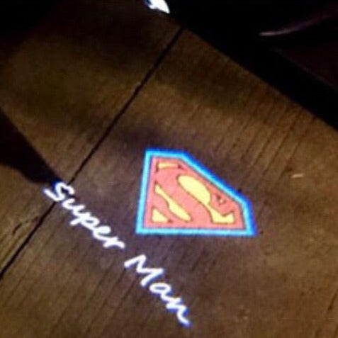 Super Man Logo door lights Nr.215  (quantity 1 = 2 Logo Films /2 door lights）DC Heroes Logo