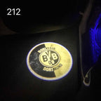 BVB DORTMUND Football CLUB Logo Nr.233 (quantità 1 = 2 Logo Films /2 luci porta)