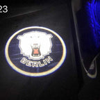 Berliner Bär Logo Nr.223 (Anzahl 1 = 2 Logo Folien / 2 Türleuchten）