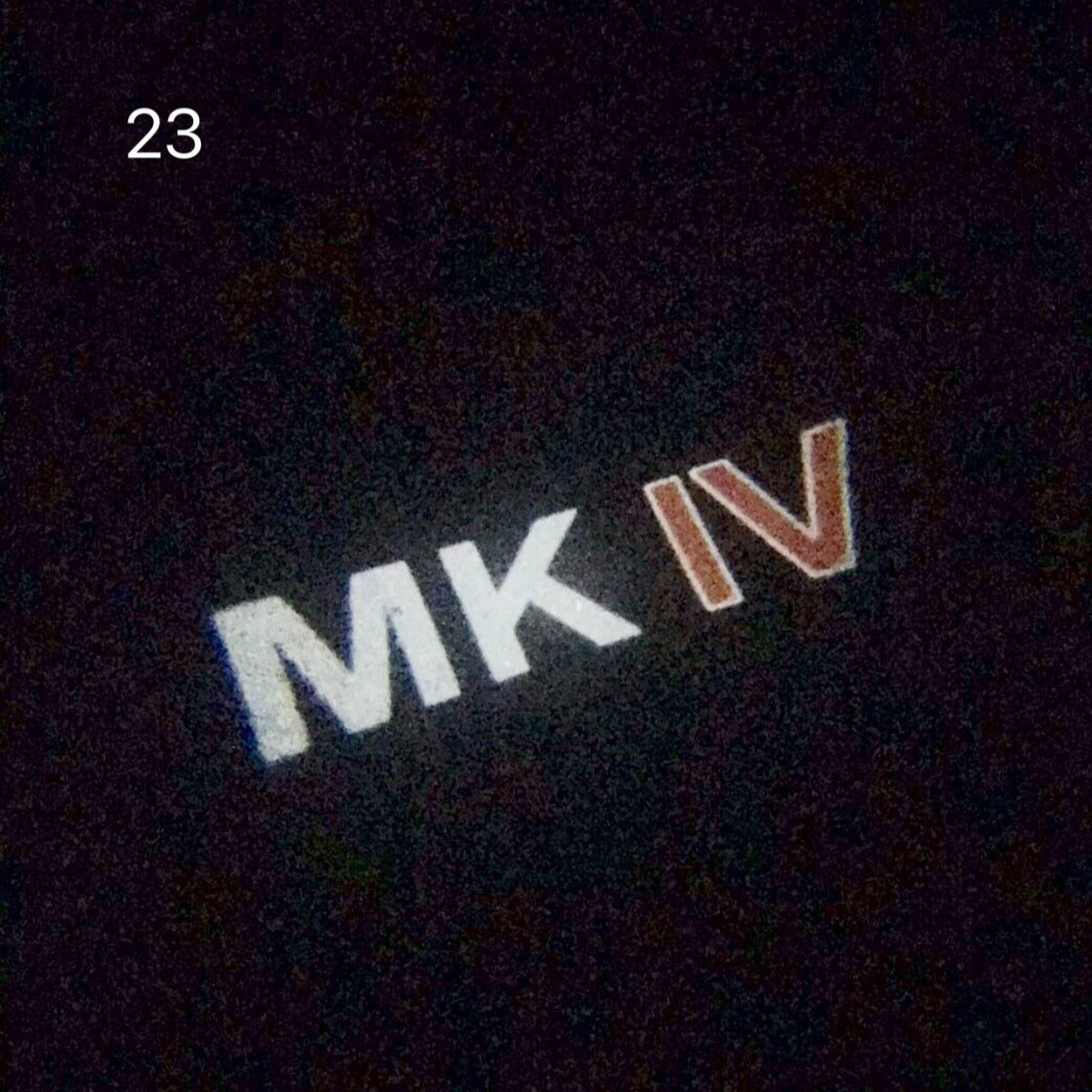 Volkswagen Door lights MK4  Logo  Nr. 89  (quantity 1 = 2 Logo Films /2 door lights）