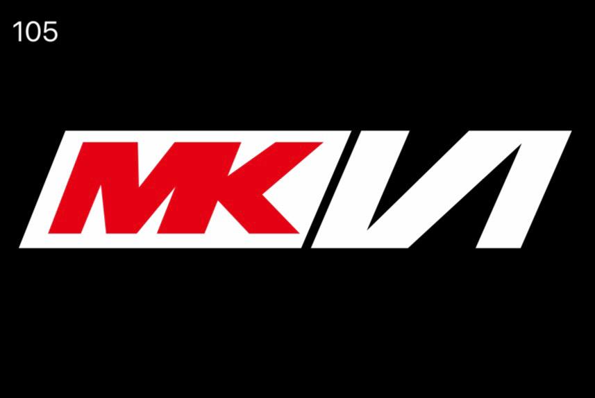 Volkswagen Door lights MK6 Logo  Nr. 102  (quantity 1 = 2 Logo Films /2 door lights)