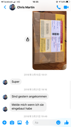 das Feedback des Käufers