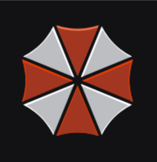 Resident Evil Logo Nr.200  (quantity 1 = 2 Logo Films /2 door lights）Movie Series Logo